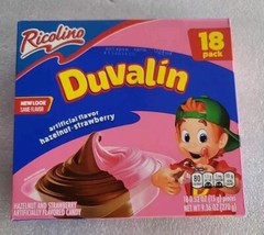RICOLINO DUVALIN BI SABOR HAZELNUT & STRAWBERRY Set Of 3 Bxs 18 Pc Per Bx= 54pcs