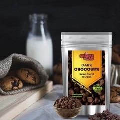 Dark Chocolate Semi-Sweet Wafers (24 oz) Dairy Free & Soy Free, Vegan Chocolate