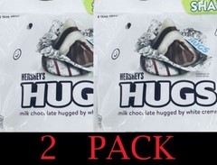 Hershey’s HUGS Milk Chocolate Hugged by White Creme Candy SHARE PACK 10.6oz 2 PK