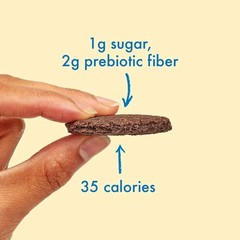 Rip Van Wafels Cookies & Cream Mini Stroopwafels Low Carb Snacks 32 PK BB 01/25