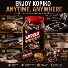 Kopiko Cappuccino Candy 28.2 oz / 800g (Pack of 2)