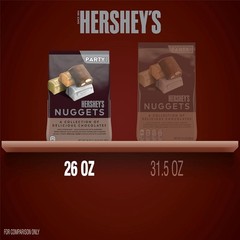 Value Size NUGGETS Assorted Chocolate Candy Pack, 26 oz – Individually Wrapped