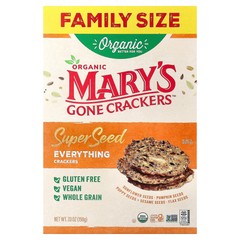 Organic Super Seed Crackers, Everything, 7 oz (198 g)