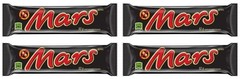 MARS, Peanut Free Chocolate Candy Bar, Full Size Bar, 52g (4 Pack)