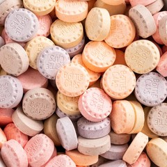 Bottle Caps, Fizzy Hard Candy, 5 Ounce Theater Candy Boxes (Pack of 10)