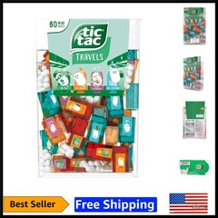 Refreshing Snack Delight: 60 Mini Boxes – Mint, Orange, Passion Fruit & More