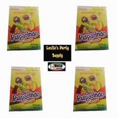 4x De La Rosa Pulparindo Mango Flavor Fruit Pulp Candy 10-oz each box 80-pc deal