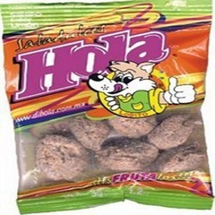 3x Bags Hola saladitos (salted apricot) lemon flavored 1.2oz bag Mexican candy