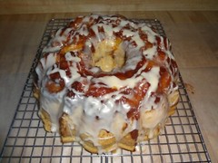 SOFT AND CHUNKY HOMEMADE PEACH COBBLER POUND CAKE (12″)