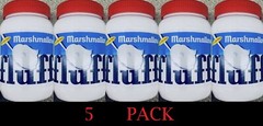 5x NEW Marshmallow Fluff spread Gluten Free Fat Free 7.5 oz Tub – 5 PACK