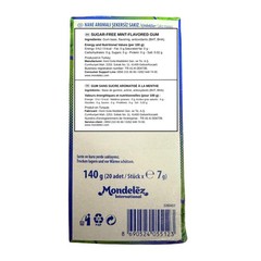 Sugarless Falim Plain Gum – Mint Flavoured (20 5 Count (Pack of 20), Green