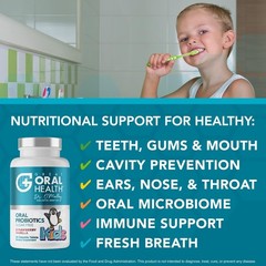 Children’s Oral Probiotics, 30 Strawberry Lozenges, Blis K12 M18, Ebook Included