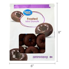 (4 Pack) Great Value Frosted Mini Donuts, 10 Oz
