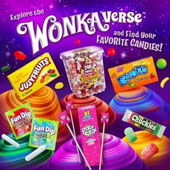 Wonka Everlasting Gobstopper, Candy, Jawbreaker 5 5 Ounce (Pack of 12)