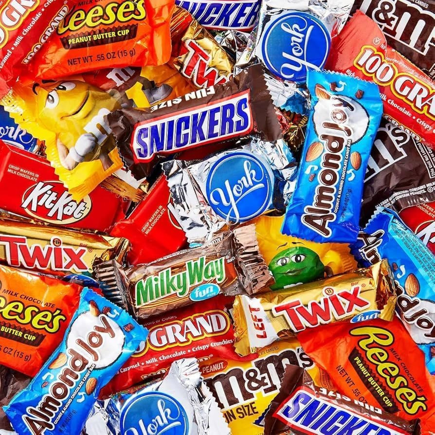 Assorted Variety Pack of Fun Size Chocolate Candy – Individually Wrapped Chocola