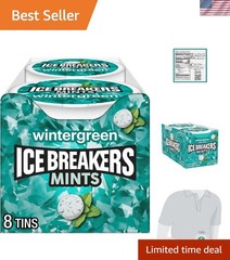 Flavorful Wintergreen Sugar Free Mints (8 Tins) – Delightful and Guilt-Free