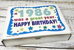 RETRO CANDY YUM ~ 1986 40th Birthday Gift Box of Nostalgic Retro Candy Assort…