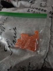 **VERY RARE**Deformed Orange Sour Patch Kid, That resembels the letter K