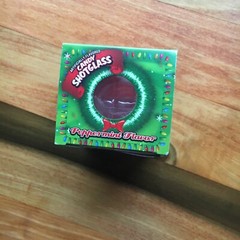 Edible Candy Cane Shot Glass Peppermint Flavored Best By July 2025