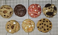 Variety Box Handmade Fresh Baked Cookies, Giant Cookies, 7 Soft Baked Cookies