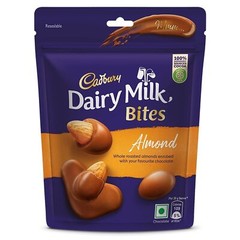 pack 4 Cadbury Dairy Milk Bites Almonds, 40 g pack of 4 piece free shipping