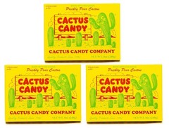 Cactus Candy Company 1/2 LB Box Arizona Prickly Pear Cactus Candy (Pack of 3)