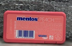 New Mentos Sugarfree Peach Flavor Mint 17.5g – 6 Tubes