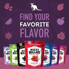 Wiley Wallaby Licorice 10 Ounce 10 Blasted Berry (Pack of 1), Purple