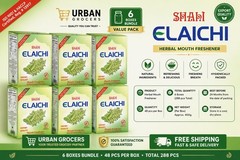 Shahi Elaichi 6 Box 288 Packets (48 Pcs Jumbo Box) | Premium Quality | Exp 2028