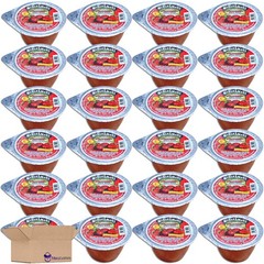 Musselman’s Unsweetened Strawberry Apple Sauce Cup, 4.5 Oz | Pack of 24