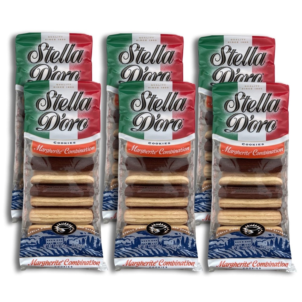 Stella D’oro Margherite Combination Cookie Value Pack | 12 Ounce | Pack of 6