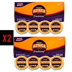 X2 PACK Aztec Mazapan 30 piece eac 31.75oz each box Peanut Candy Marzipan Style.