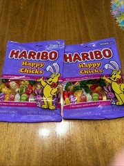 2- 4oz Share Size Bag Haribo Easter/Spring “Happy Chicks”-Brand New!!!