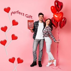 30-Count Lollipops Mini Red Heart Shaped Strawberry Flavored Individually Wra…