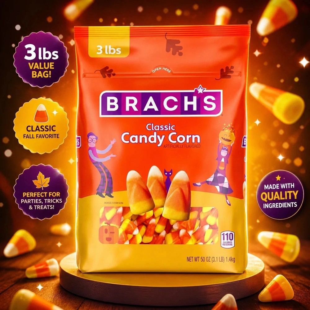 Brach’S Classic Candy Corn, Classic Treats, 50 Ounce Bag