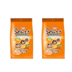 Lot 100 Sweet Sour Gummy Candy Refreshing Orange 100g