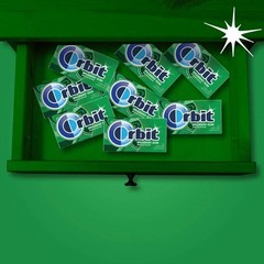 Sugar-Free Spearmint Chewing Gum Bulk Pack- 14ct/8pk