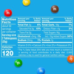 M&M’S Milk Chocolate Candy, Minis, 52 oz.