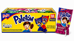 Ricolino Paleton 18 Count Marshmallow Chocolate Lollipop Mexican Candy