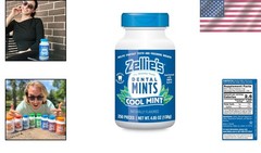 Oral Health Mint Breath Mints 250 Count Jar No Aspartame for Fresh Breath