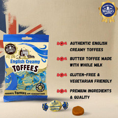 English Creamy Toffees | with Whole Milk & Butter | Imported from UK | Tradition