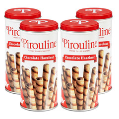 Pirouline Rolled Wafers – Chocolate Hazelnut – Rolled Wafer Sticks, Crème Filled