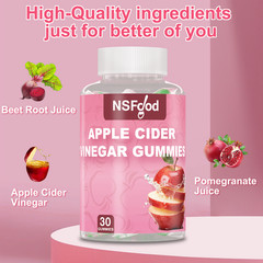 Vitamin C / Apple Cider Vinegar Fruit Filled Gummies Shilajit Soft Gummy Candies