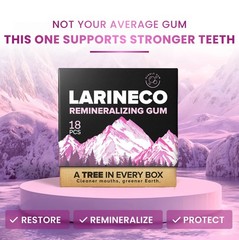 Larineco Remineralizing Gum with Nano Hydroxyapatite Xylitol – Sugar-Free Ci…