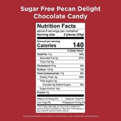 Russell Stover Sugar Free Pecan Delight Chocolate Candy 10 oz Bag Free Ship