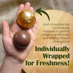 Dubai Pistachio Kunafa Chocolate Balls, Gourmet Gift (4 PCs)