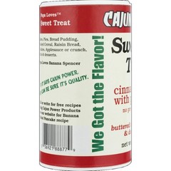 (2 pack) Cajun Power Sweet Treat Cinnamon Sugar With Pure Vanilla, 8.0 OZ