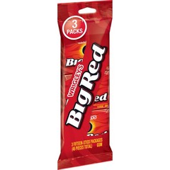 Big Red Wrigley’s Cinnamon Gum, 3 Fifteen-Stick 15 Count (Pack of 3),