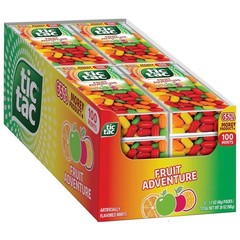 Tic Tac Fruit Adventure Mints 12 Pack 1.7oz Containers 100 Mints Each 20oz Total