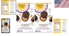 Guilt-Free Cocoa Cashew Crème Sandwich Cookies – , Gluten-Free Pack of 2